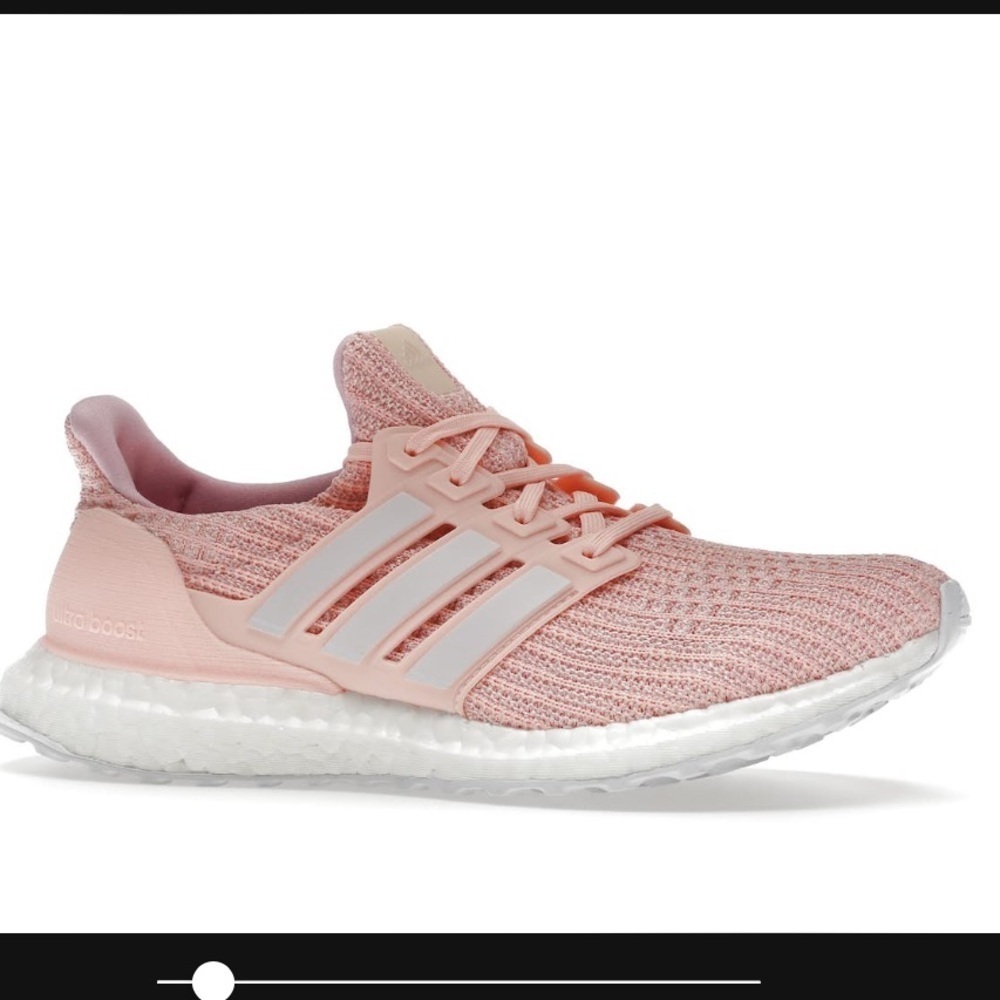 Adidas ultra boost size is 9 4.0 CLEAR ORANGE/ORCHID TINT/TRUE PINK - Picture 5 of 12